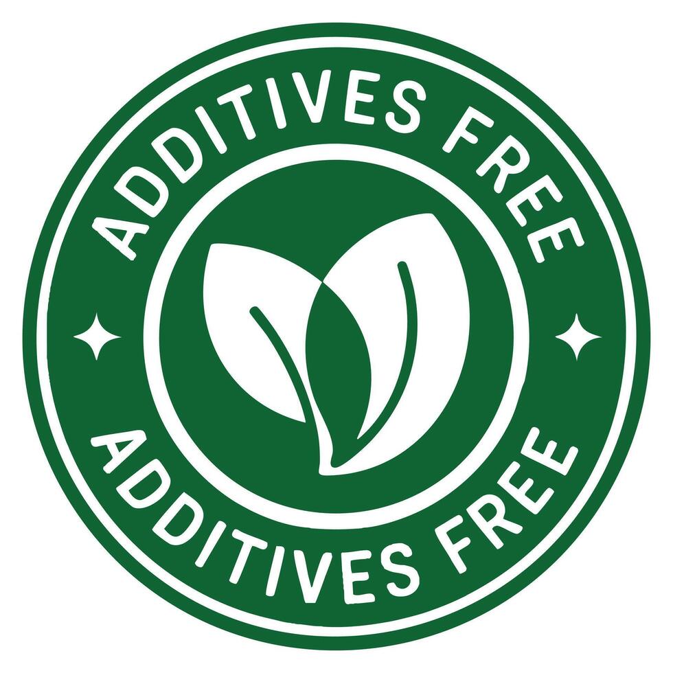 Additives-free product badge design